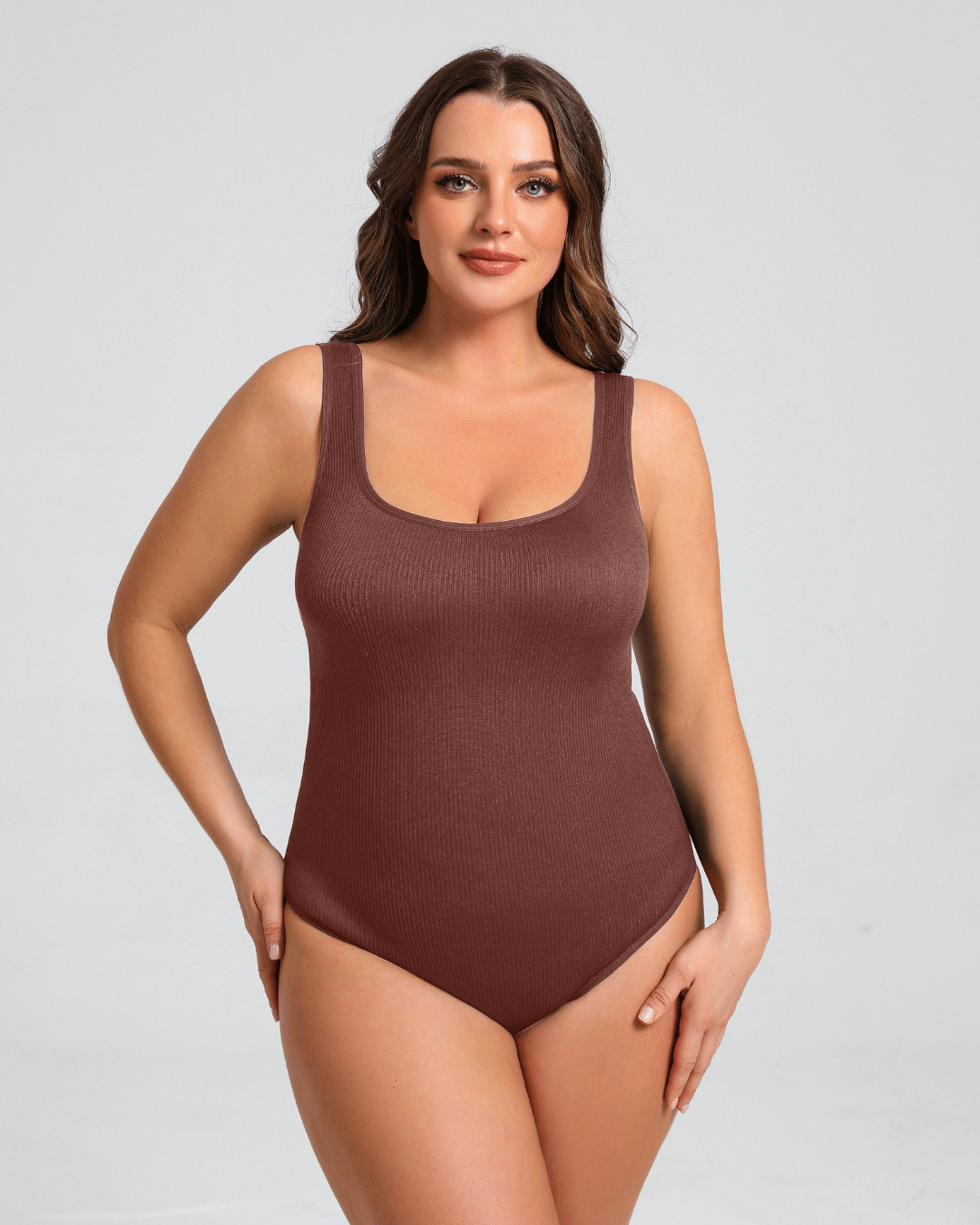 Lina shapewear bodysuit with round neck