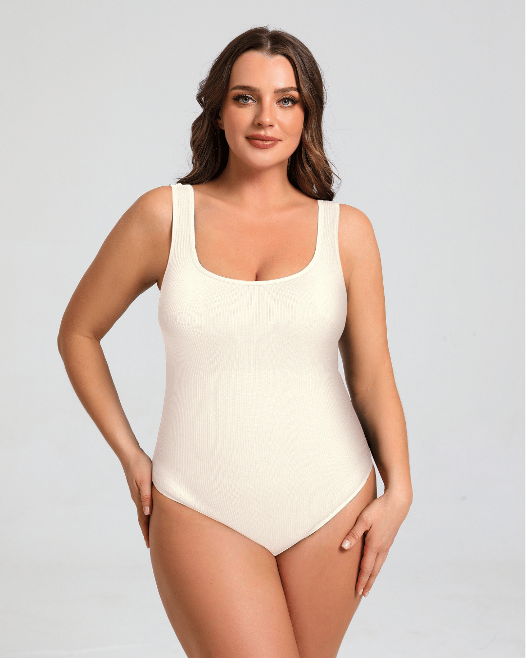 Lina shapewear bodysuit with round neck