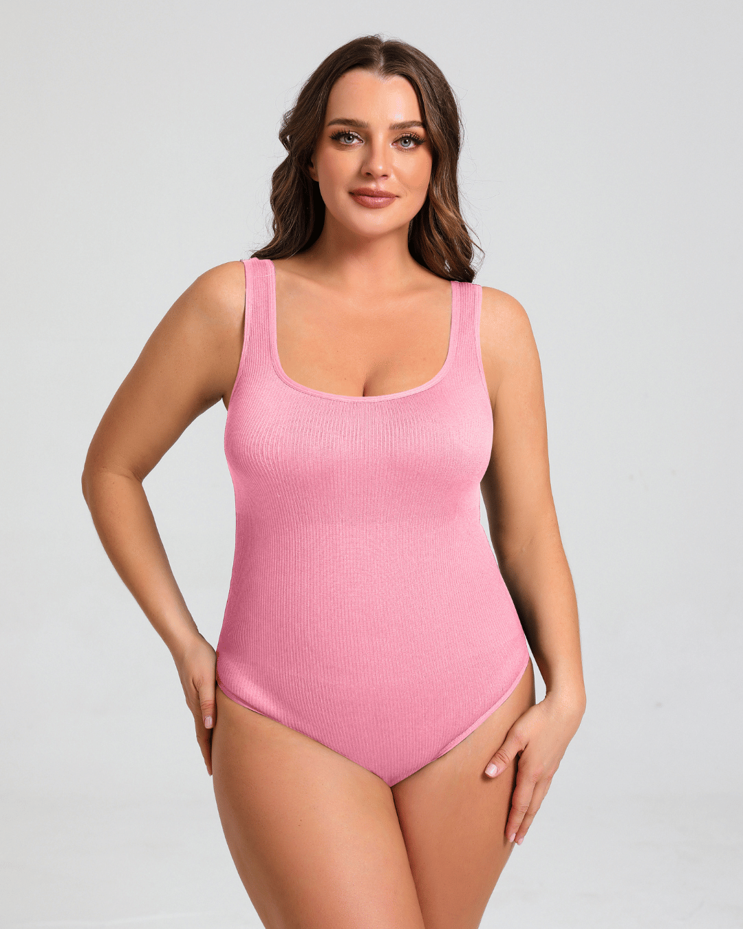 Lina shapewear bodysuit with round neck