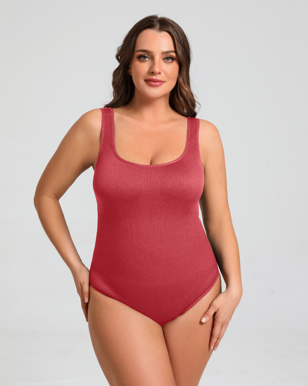 Lina shapewear bodysuit with round neck