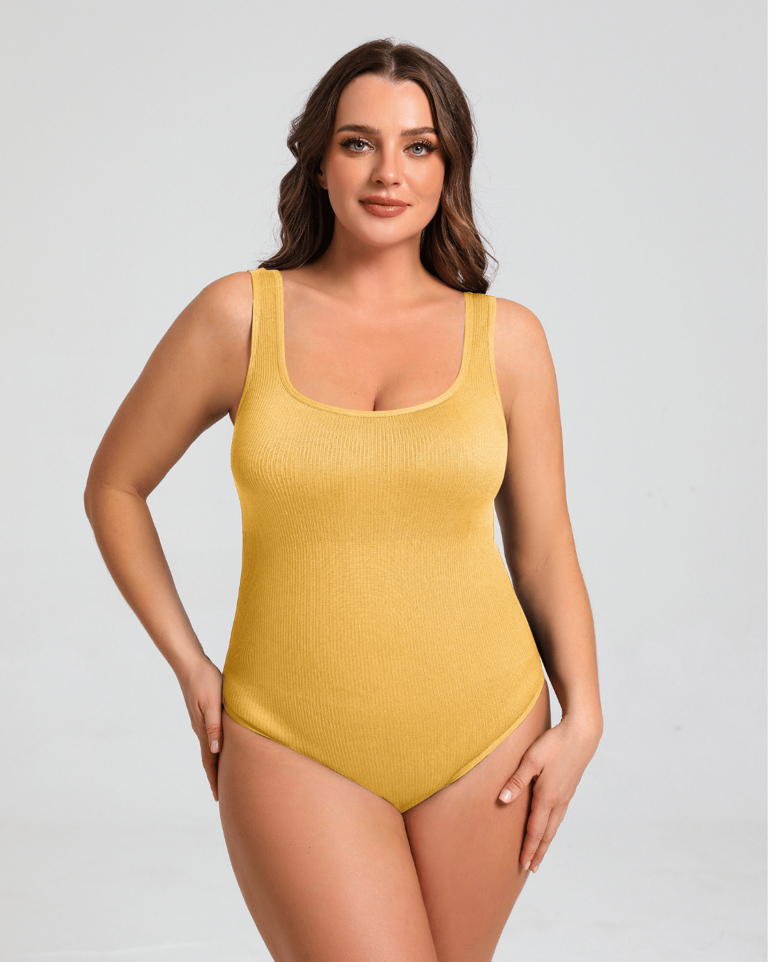 Lina shapewear bodysuit with round neck