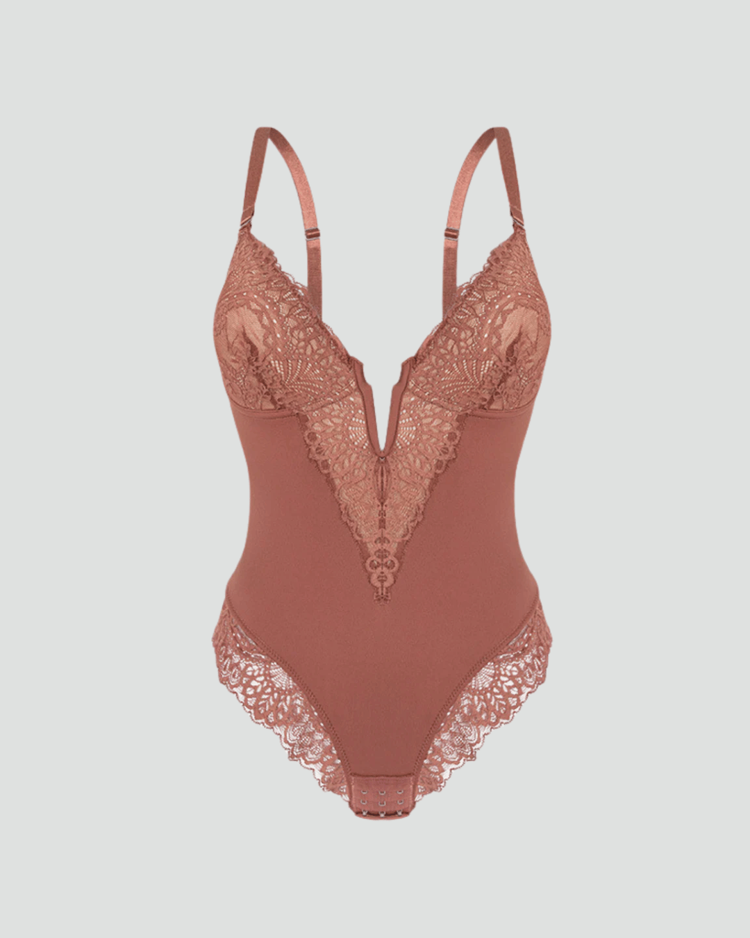 Amara Shapewear Bodysuit with V-Lace