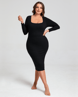 Valeria Sculpt Midi Dress