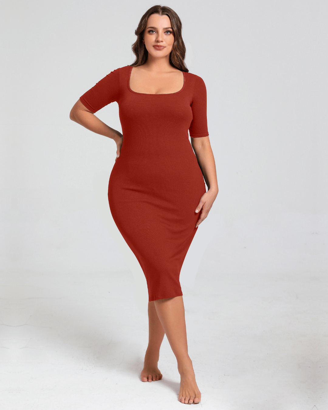 Camila Curve Midi Dress