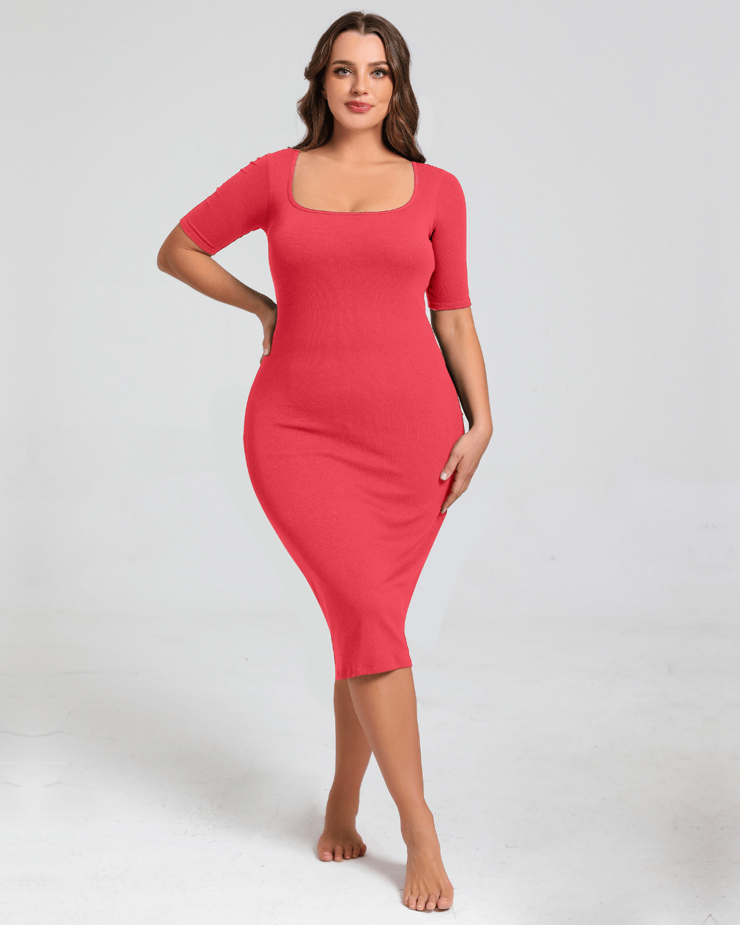Camila Curve Midi Dress