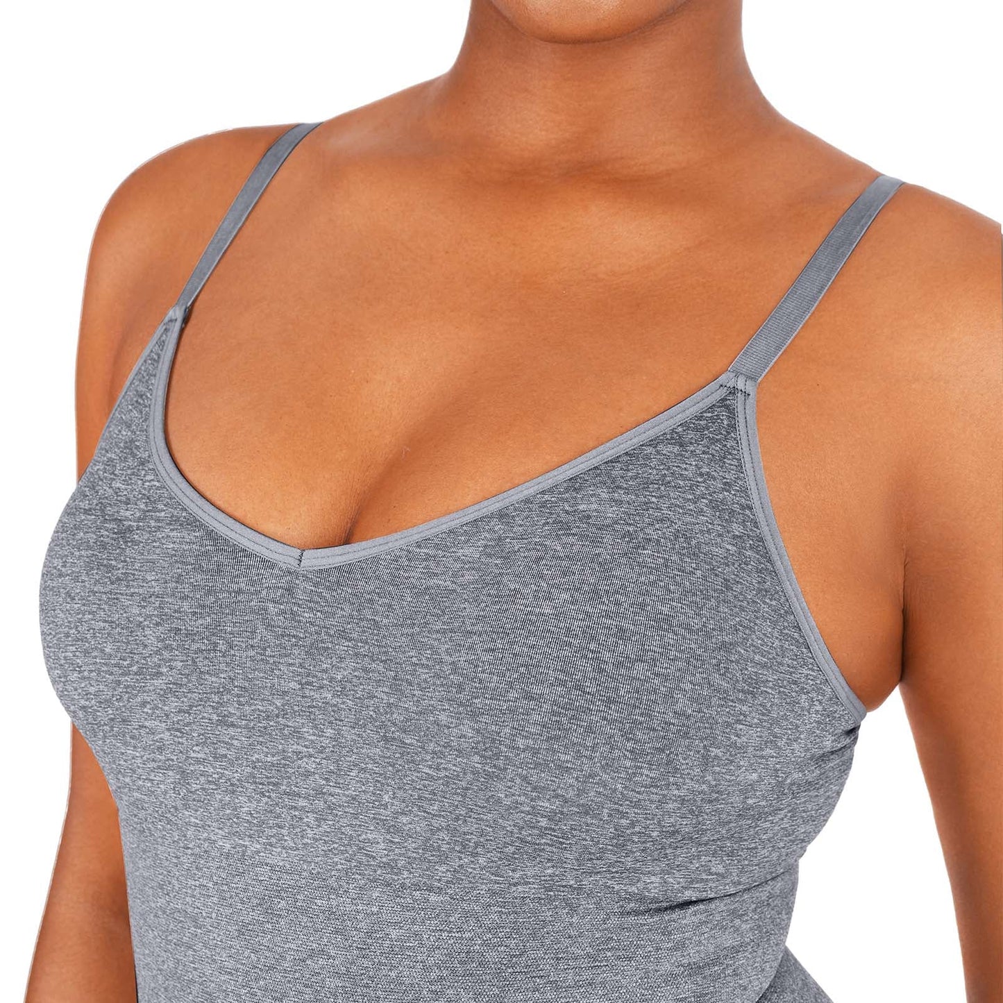 Grace shaping dress with spaghetti straps and V-neck
