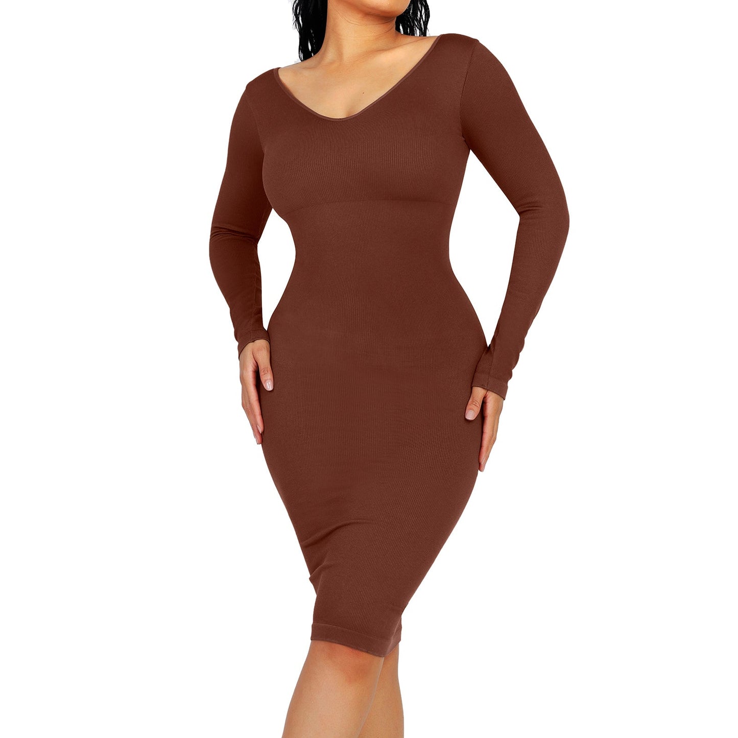 Blair Seamless V-Neck Body Dress