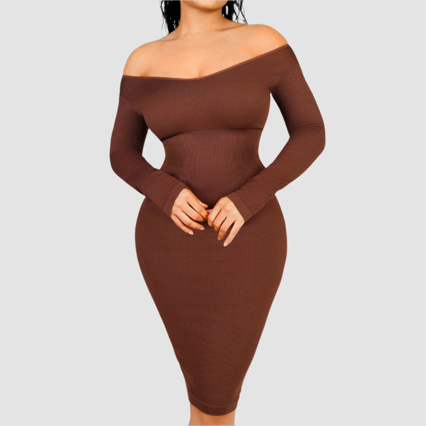 Blair Seamless V-Neck Body Dress