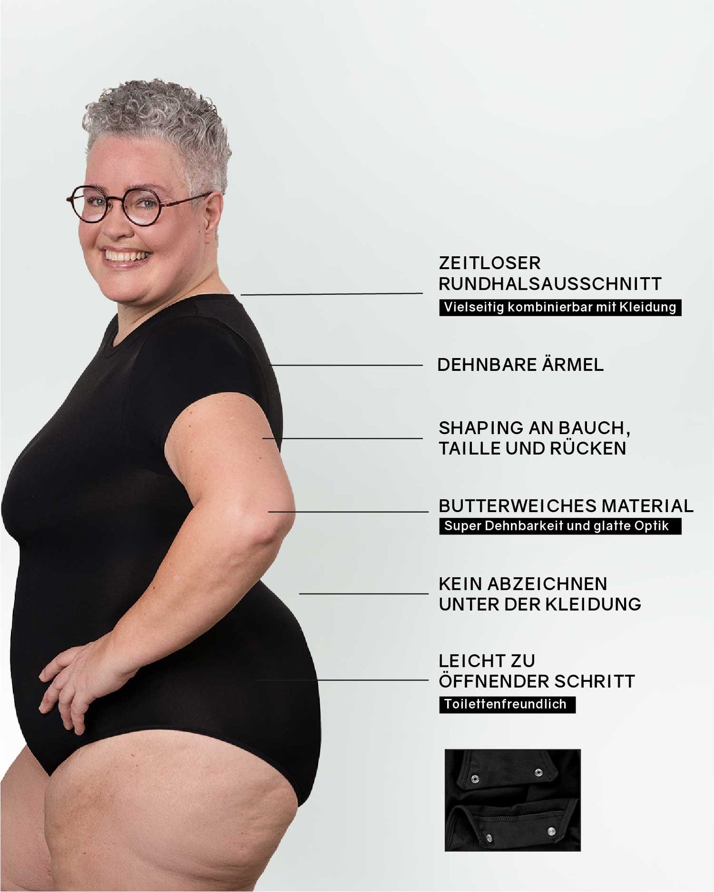 InvisiShape – figure shaping body t-shirt