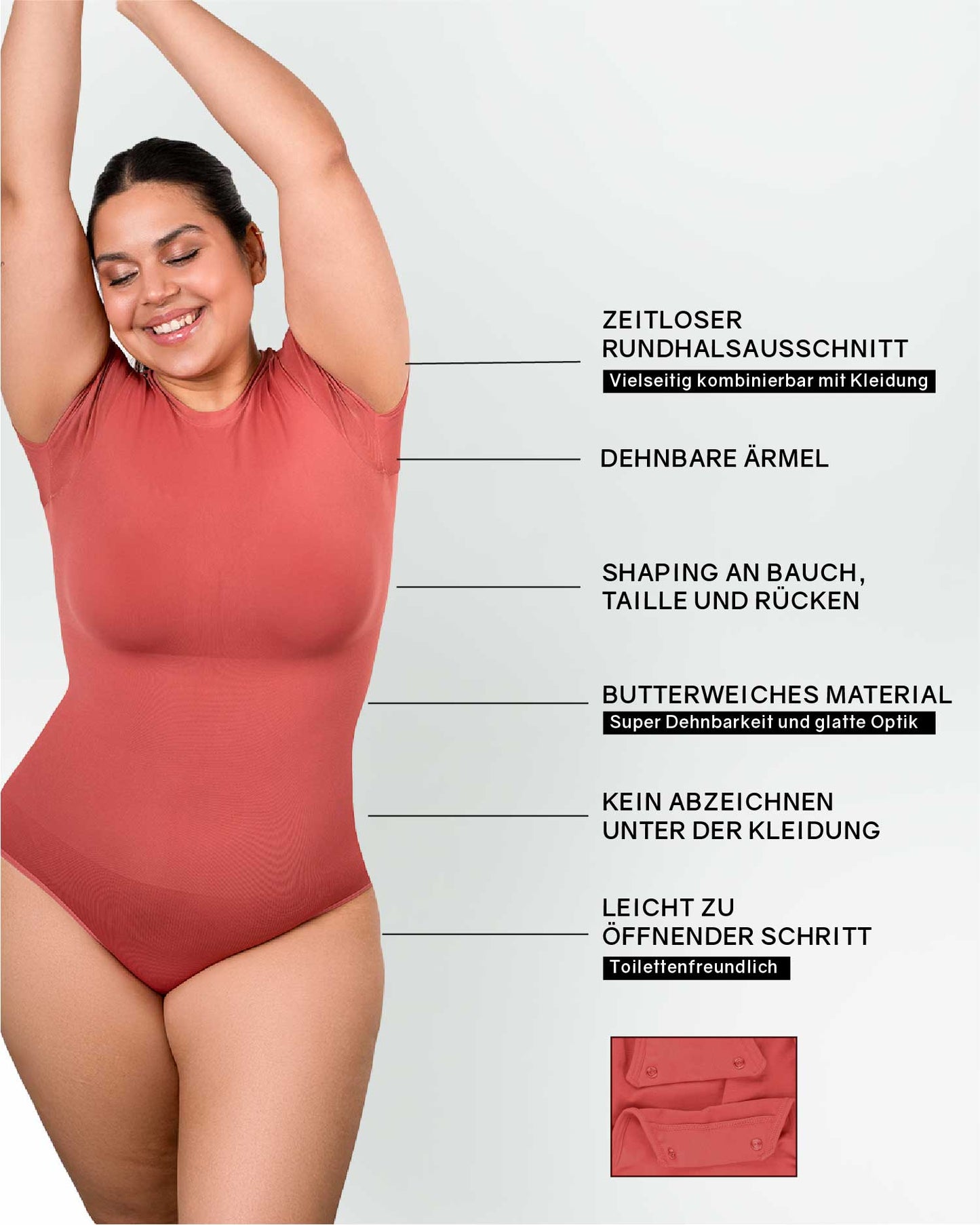 InvisiShape – figure shaping body t-shirt
