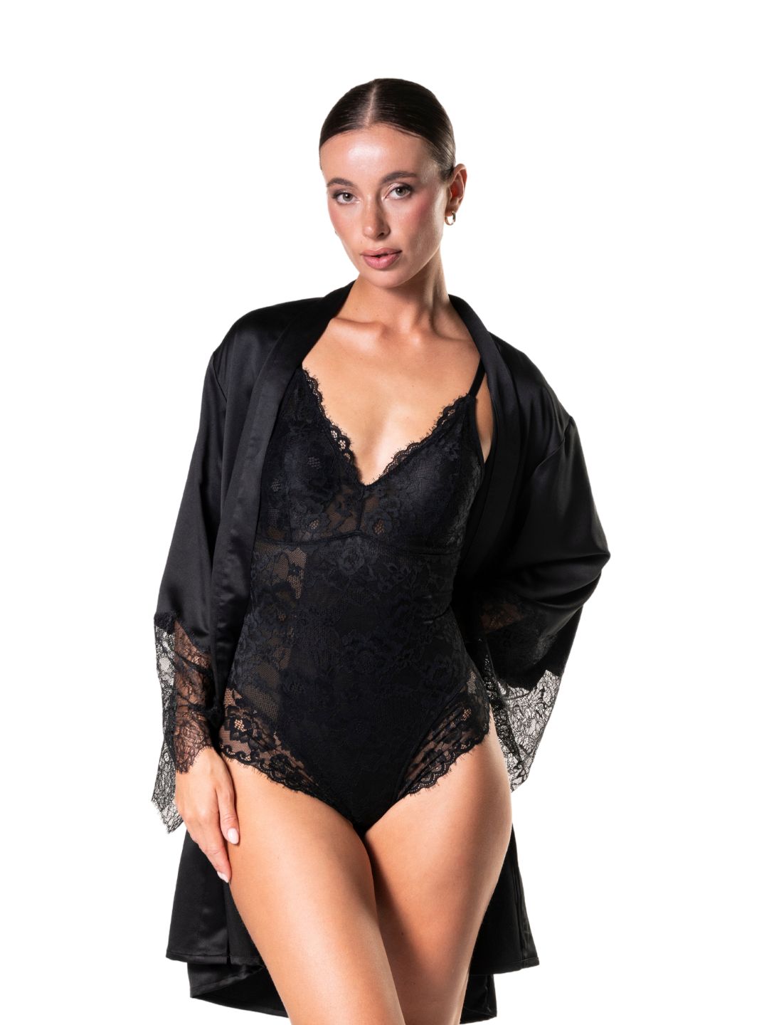 Jazz shapewear bodysuit with lacing