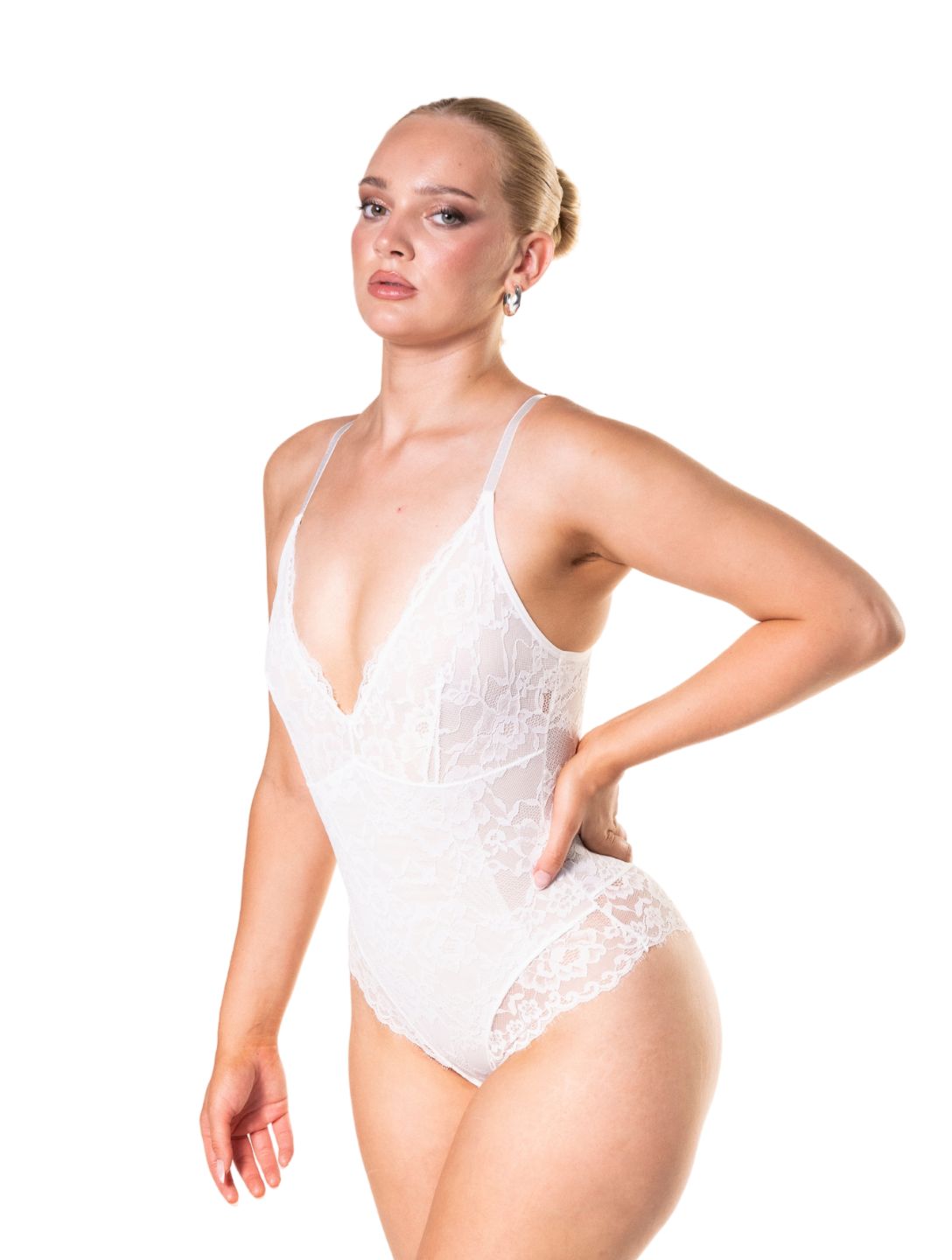 Jazz shapewear bodysuit with lacing