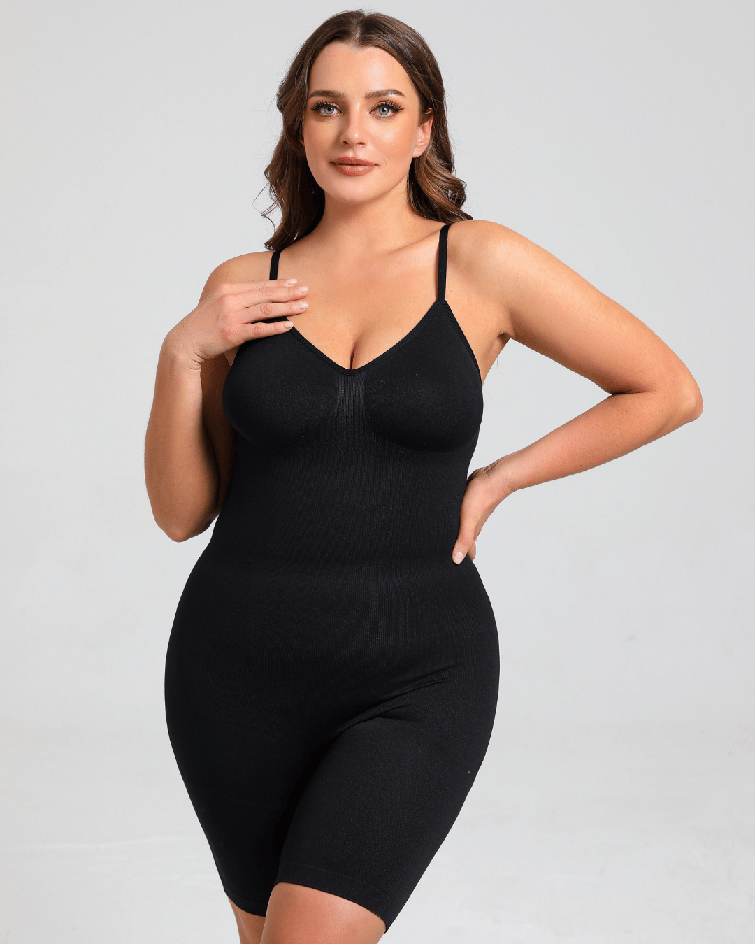 Serena mid-thigh shapewear bodysuit