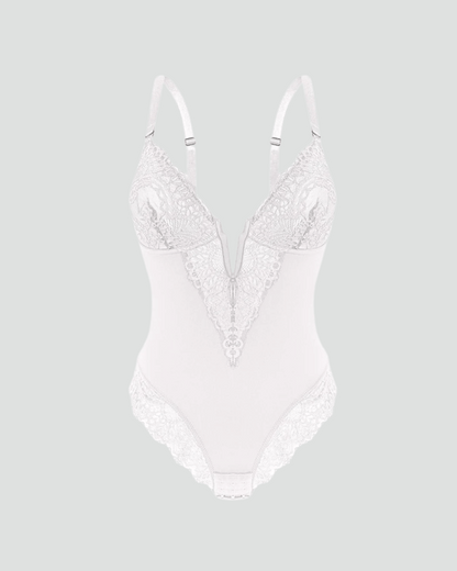 Amara Shapewear Bodysuit with V-Lace