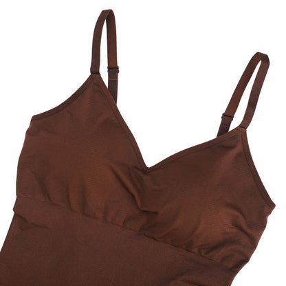 Grace shaping dress with spaghetti straps and V-neck