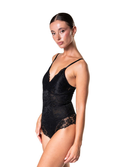 Jazz shapewear bodysuit with lacing
