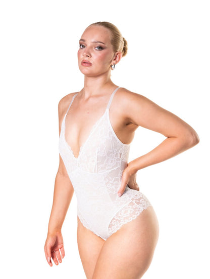 Jazz shapewear bodysuit with lacing